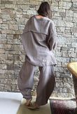 Hush Pillow Cotton Nero Boyfriend Shirt Earth